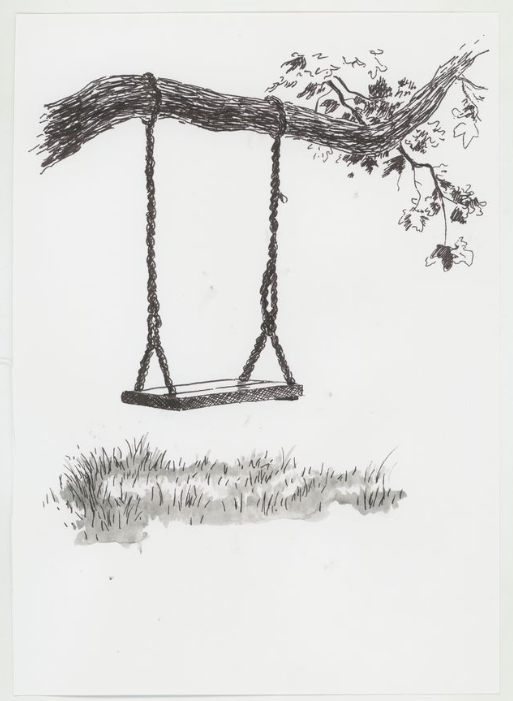 Illustration: swing from a tree branch